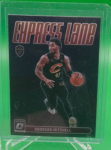 2023-24 Panini Donruss Optic Express Lane Purple Prizm #19 Donovan Mitchell (259