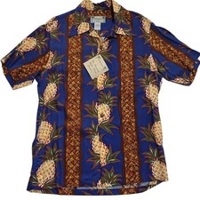 Kamehameha Vintage Hawaiian Aloha Shirt Made in Hawaii L Rayon Size M