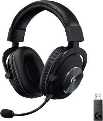 Logitech - G PRO X Wireless Gaming Headset for PC - Black