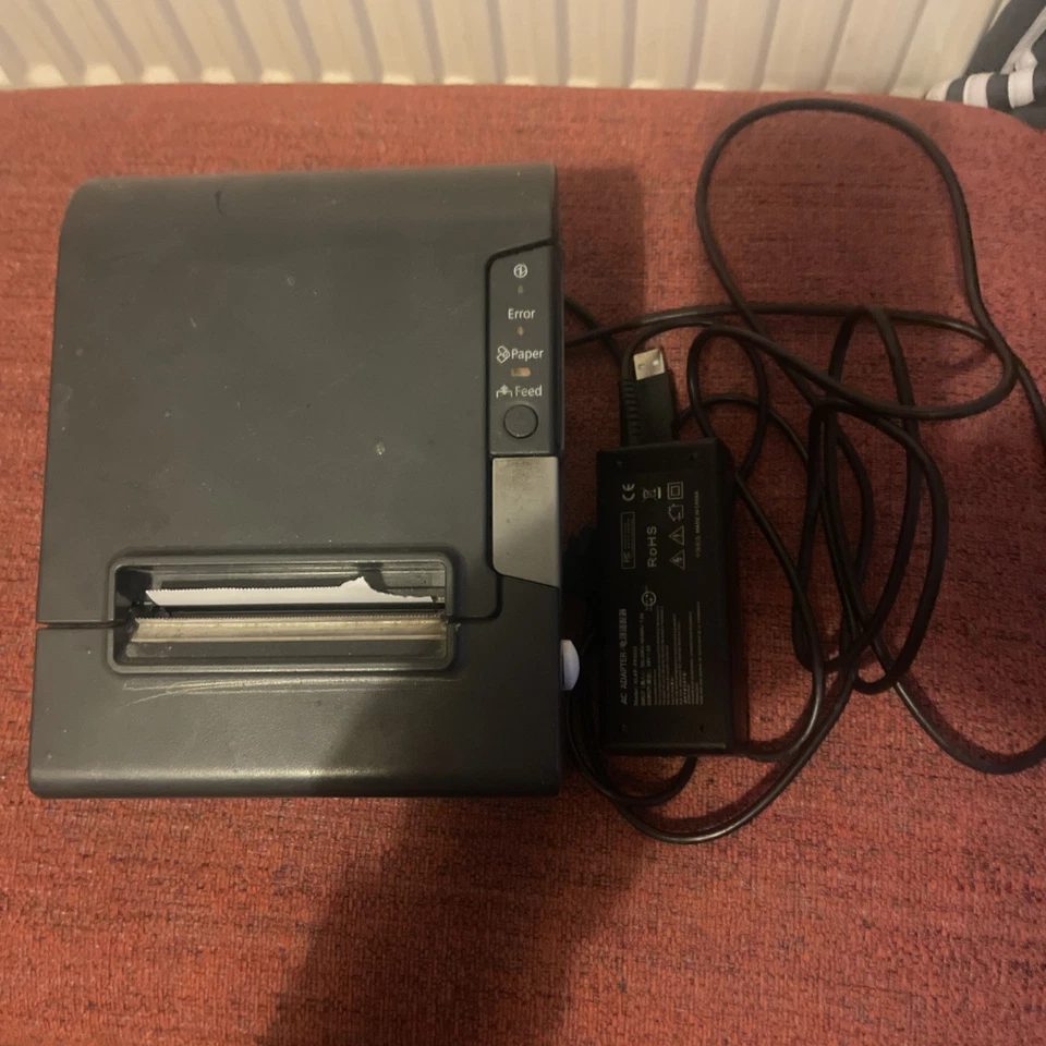 Epson M244A TM-T88V Ethernet Thermal Receipt Printer- No Power supply- Tested - Image 2 of 4