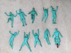 Lot of 10 Marx Super Circus Trapeze & Other Figures Recast ??
