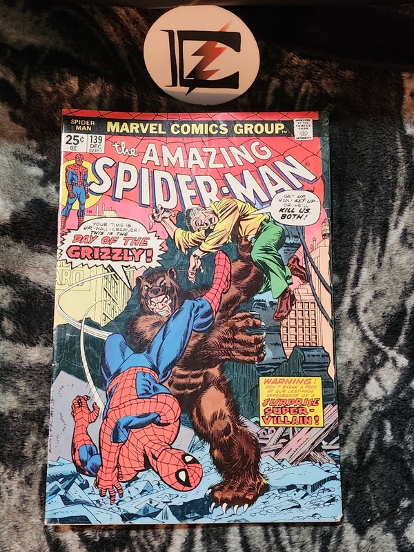 Amazing Spiderman #139! First Appearance Of The Grizzly!