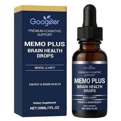 Memo Plus Brain Health Drops 30 ml Tropfen für Energie und Gehirngesundheit