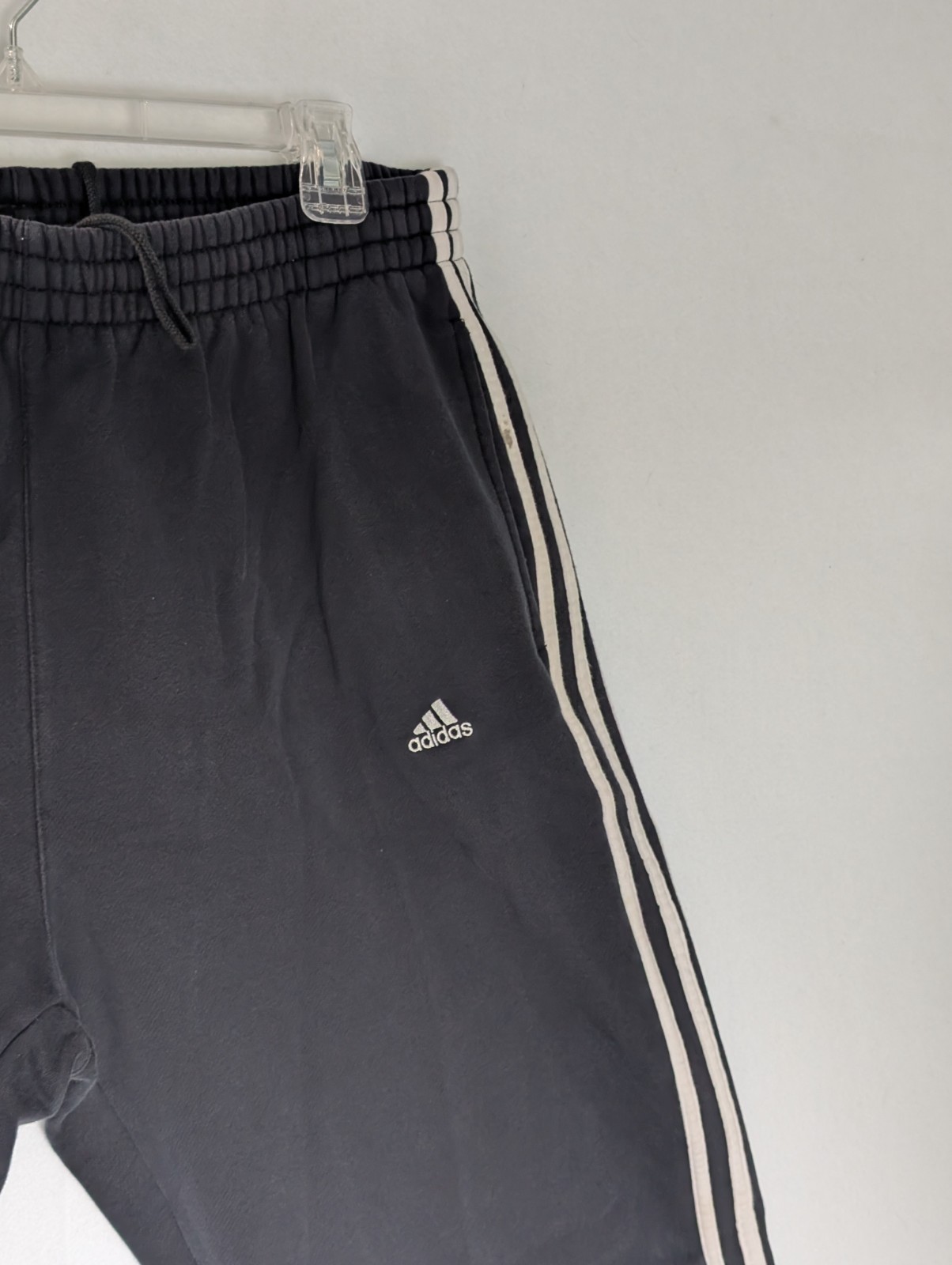 Vintage Adidas Track Pants Mens XL Navy Soccer Y2K 2004 Drawstring Rare image 5