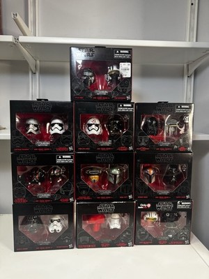 Star Wars Black Series Titanium Helmets FULL SET #1-10