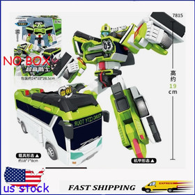 Golden Edition Tobot V Galaxy Detective Car Transform Robot Bus King  No Box