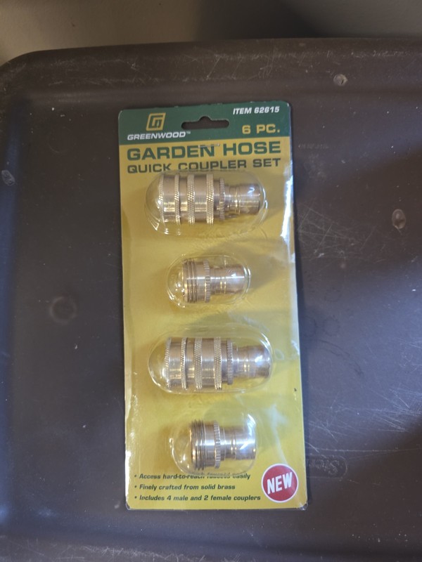 Quick Disconnect Set for Garden Water Hose