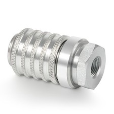 PD222 Test Ports and Diagnostic Equipment Quick Couplings, 1/8 Inch, Sliver