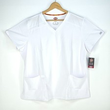 Dickies EDS Essentials Scrub Top Womens 2XL Medical Nursing Technician DK615 NEW