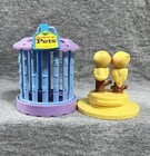 KENNER LITTLEST PET SHOP LOVE BIRDS IN BLUE PURPLE BIRDCAGE BIRD CAGE 1992 LPS — photo 3