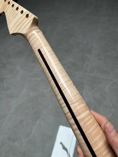 Guitare électrique Premium Flame Maple Gloss manche 22 frettes incrustations d'ormeaux inox