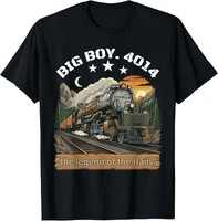 Big Boy 4014 Steam Engine Locomotive Train Vintage Railroad Gift Unisex T-Shirt