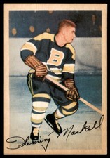 1953-54 Parkhurst EX Fleming Mackell #91