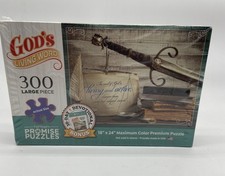 CHRISTIAN PUZZLE: God's Living Word Promise Puzzle 300 Pieces