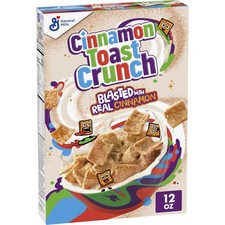 Cinnamon Toast Crunch Breakfast Cereal, Crispy 12 Ounce (Pack of 1)