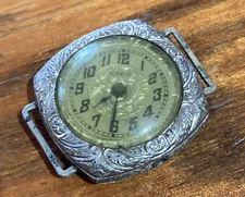 CICO 6 Jewels LANGENDORF Swiss Wind Up WATCH Rolled Gold Plate Parts Or Repair