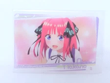 Quintessential Quintuplets Nino Nakano Quints Clear Anime Collectible Card