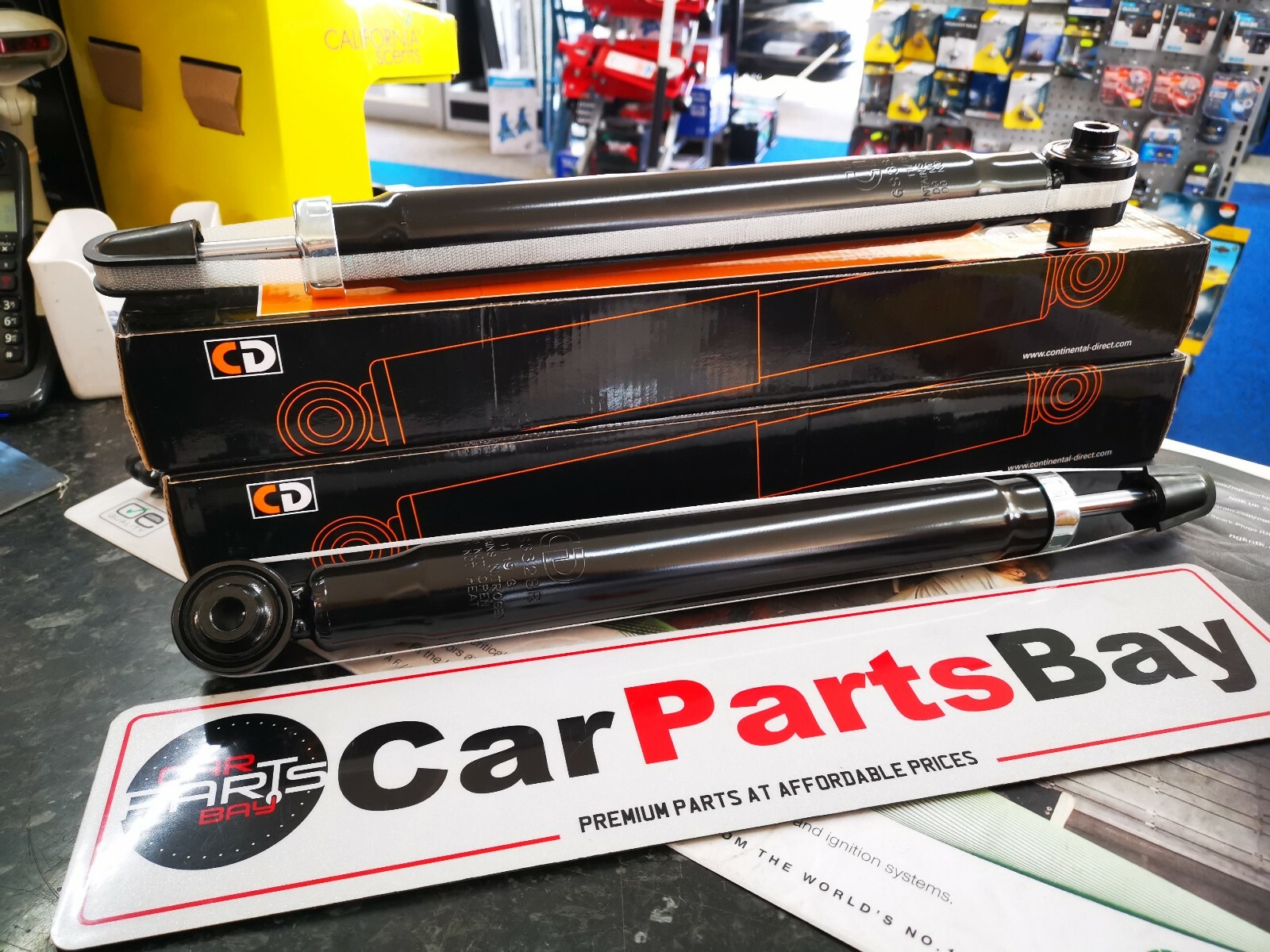 VOLKSWAGEN VW GOLF MK7 REAR SHOCK ABSORBER PAIR 13MM & 59MM (TYPE 1/2