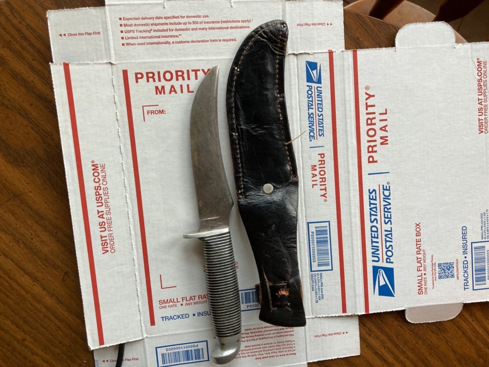 VINTAGE WESTERN BLACK BEAUTY F39 KNIFE eBay