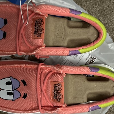 New Hey Dude Wally SpongeBob Patrick Loafer Shoes 9M 11W New Hey Dude Wally SpongeBob Patrick Loafer Shoes 9M 11W | eBay main image 3