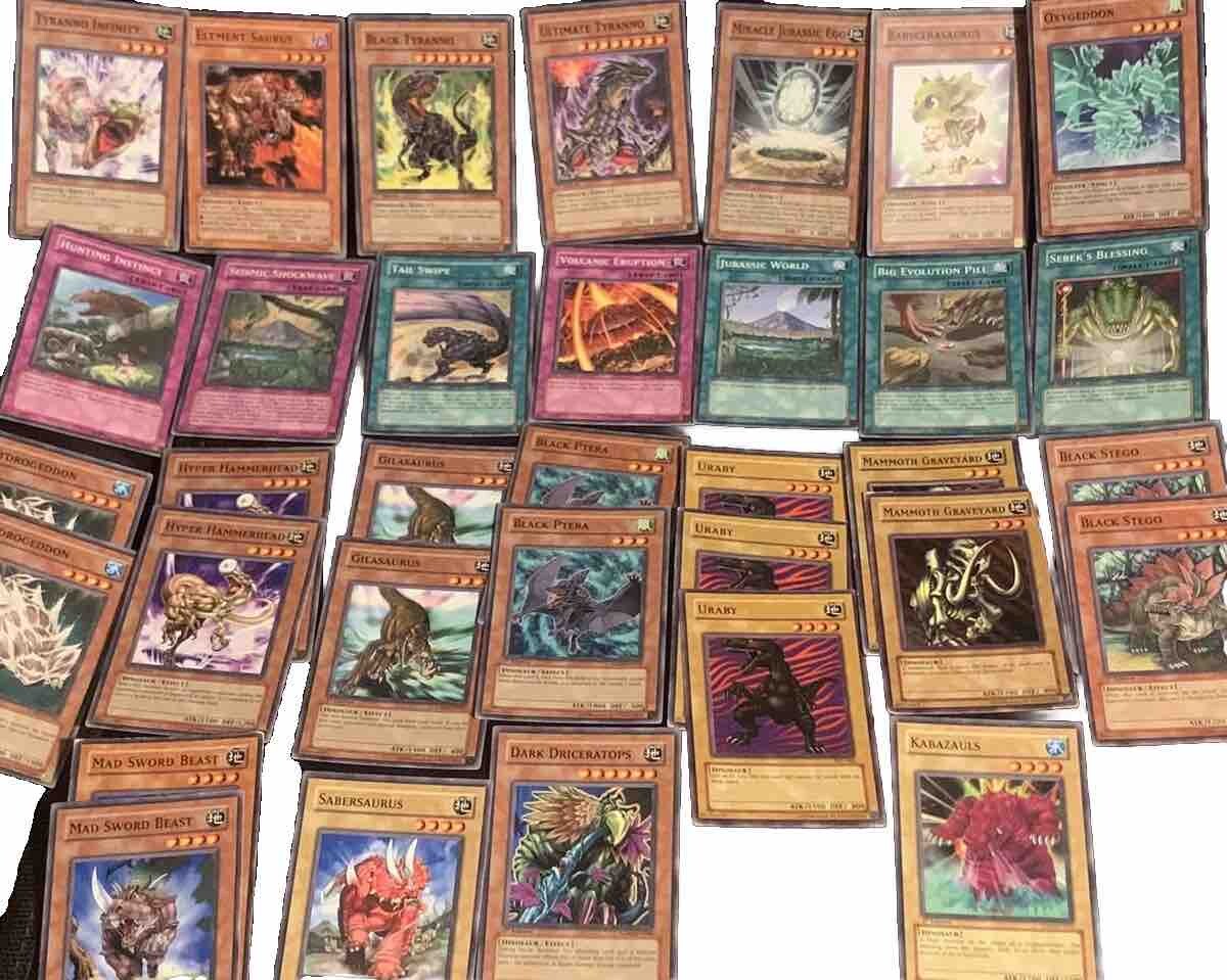 no.172 根菜のダルメシアンとworm Tyranno Ultimate Tyranno + 30 Dinosaur Yu-Gi-Oh! Deck + Jurassic World