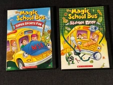 Magic School Bus DVD LOT x2 Scholastic Home School Learning Children EUC