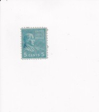 US Postage Stamp 5 Cent BLUE JAMES MONROE