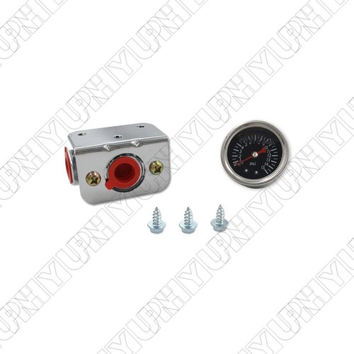 Low Fuel Pressure Regulator Fuel Gauge 0-15PSI For Carburetor Carb 1-4PSI 12-804 - Picture 2 of 12