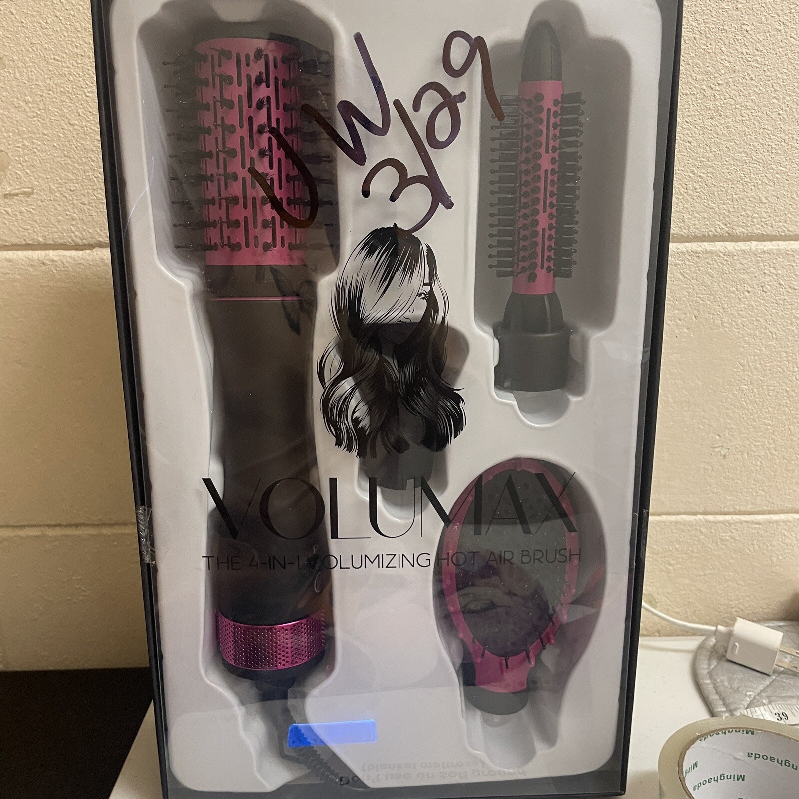 NIB Volumax The 4in1 Volumizing Hot Air Brush eBay