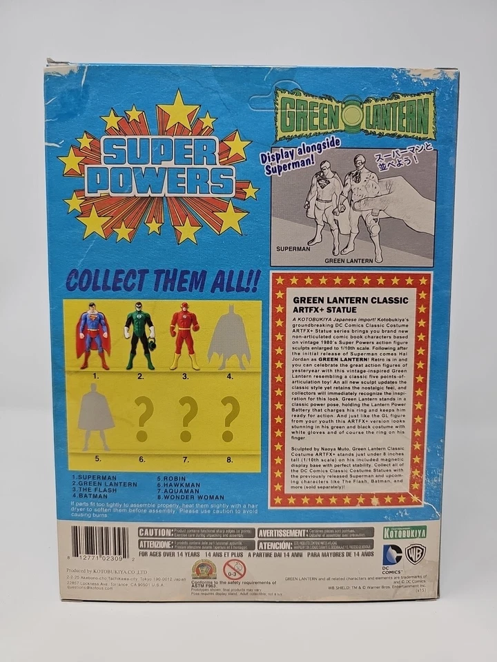 Figura Kotobukiya Green Lantern Super Powers 2015 DC Comics ArtFX escala 1/10 Foto 3 de 3