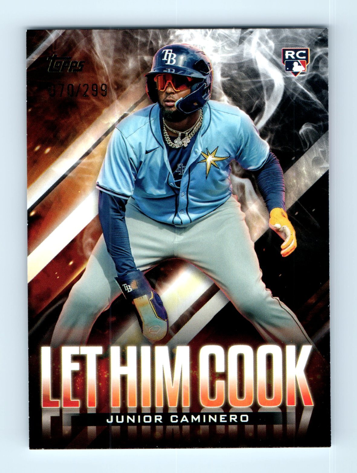 2024 Topps Update #LHC-13 Junior Caminero Let Him Cook Black #/299