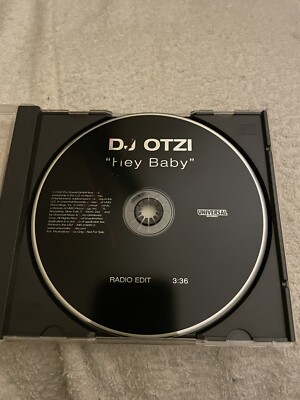 DJ Otzi -  Hey Baby CD Single Radio Edit Promo Universal UNR 20890-2