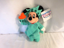 Disney Statue of Liberty Minnie Mouse Mini Bean Bag Plush - NWT Store Tags