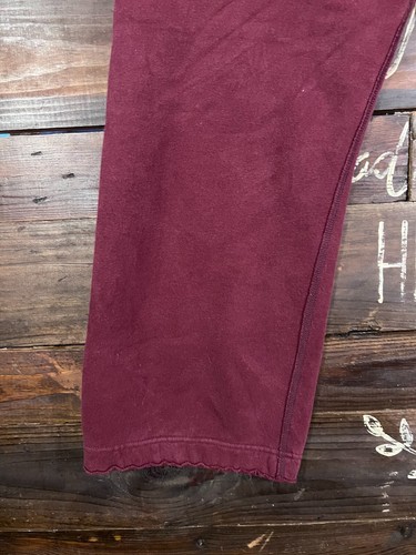 Abercrombie & Fitch Kids Size XL Sweatpants Maroon Vintage - Picture 10 of 11