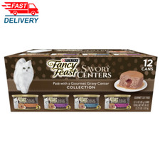 Purina  Savory Centers Pate Wet Cat Food, Gravy Center Collection, 3 Oz 12 Pack 10.08 per gallon