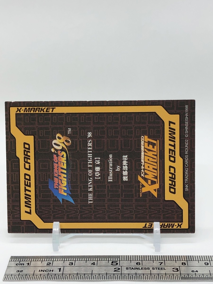 Kyo Kusanagi The King of Fighters '98 SNK Card Trading Cards Round
