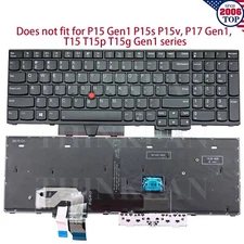 Genuine US Backlit Keyboard for Lenovo Thinkpad T15g Gen 2 P15 Gen 2 P17 Gen 2