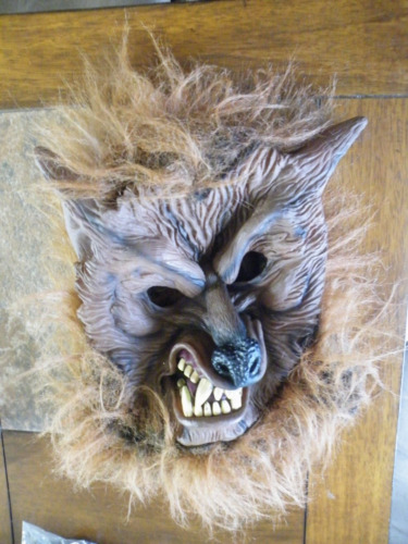 SEASONS Werewolf Halloween Rubber Latex Wolf Mask… - image 1