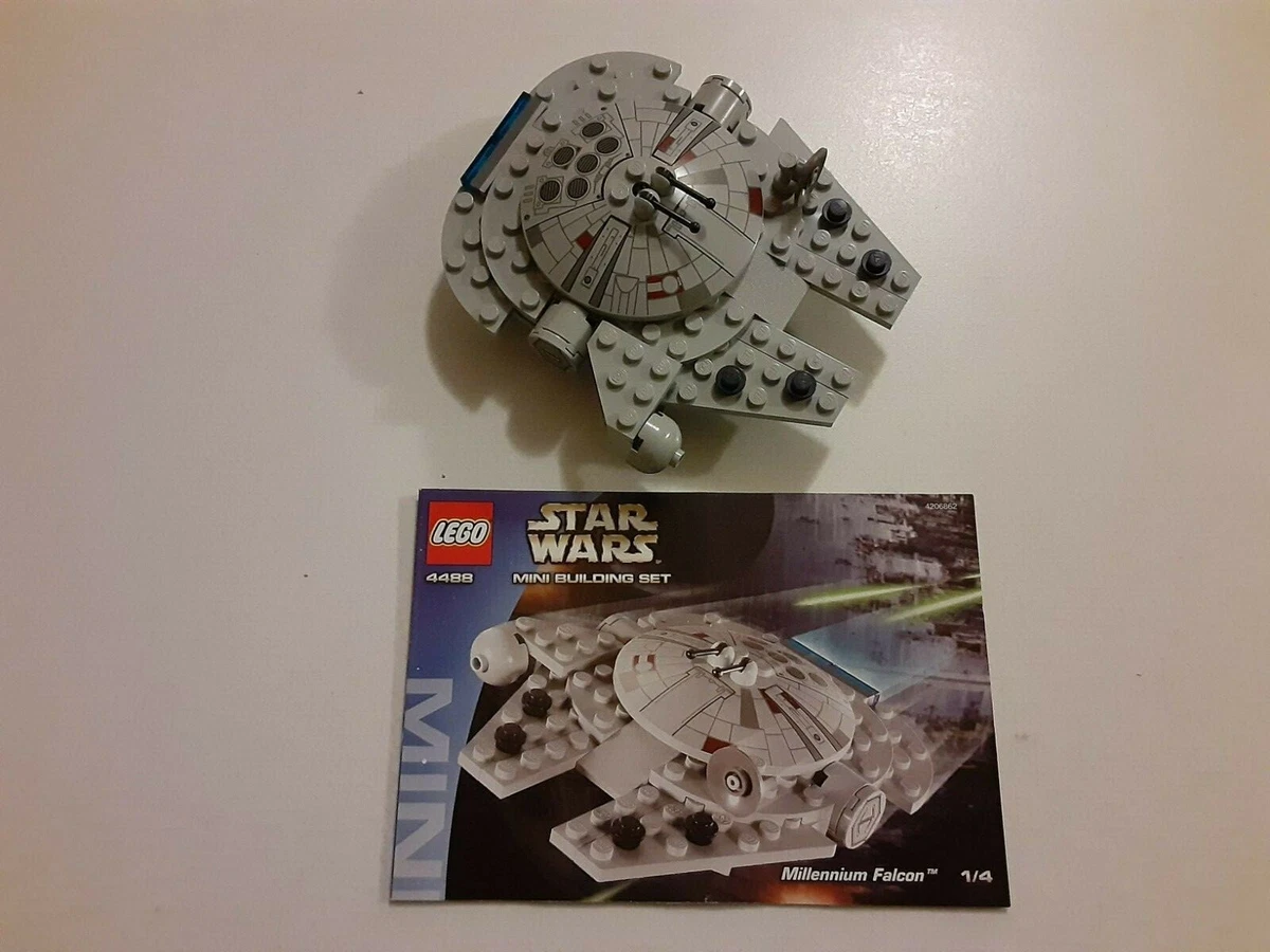 jazz tøve endnu engang Star Wars MINI Lego 4488 MILLENNIUM FALCON + Manual RARE Retired COMPLETE |  eBay