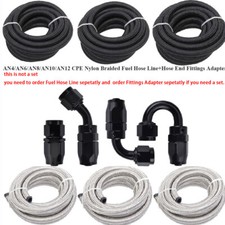 An4an8an10an12 Cpe Nylon Braided Fuel Hose Line Or Hose End Fittings Adapter An4an8an10an12 Cpe Nylon Braided Fuel Hose Line Or Hose End Fittings Adapter