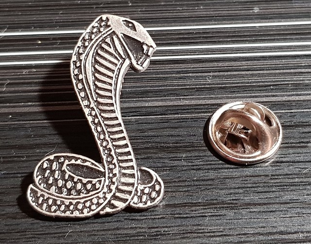 Cobra Pin Snake Silver - Dimensions 0 27/32x1 5/16in | eBay