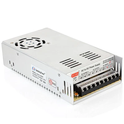 SUPERNIGHT AC 110V/220V to DC 12V 30A 360W Universal Regulated Switching Power Supply Adapt