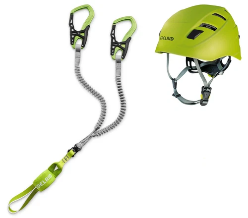 Edelrid Klettersteigset + Kletterhelm Edelrid Zodiac