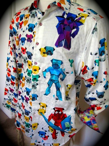Robert Graham Origami Bull Dog Style 