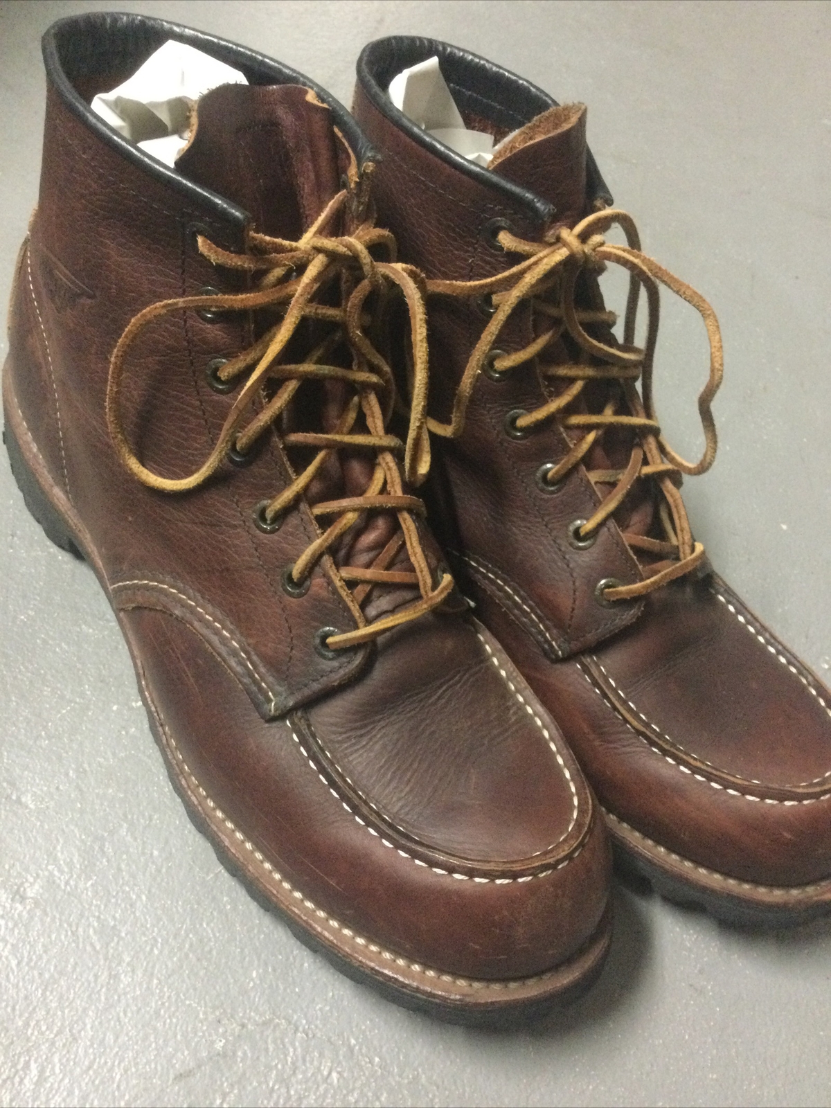 Size 11 D Red Wing 4183 Heritage Roughneck Leather Moc Toe Vibram Boots | eBay