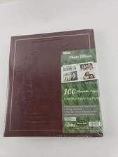 Photo Album; NEW; 100 Magnetic Pages; Pioneer Style: LM-100; Fast Stick Pages