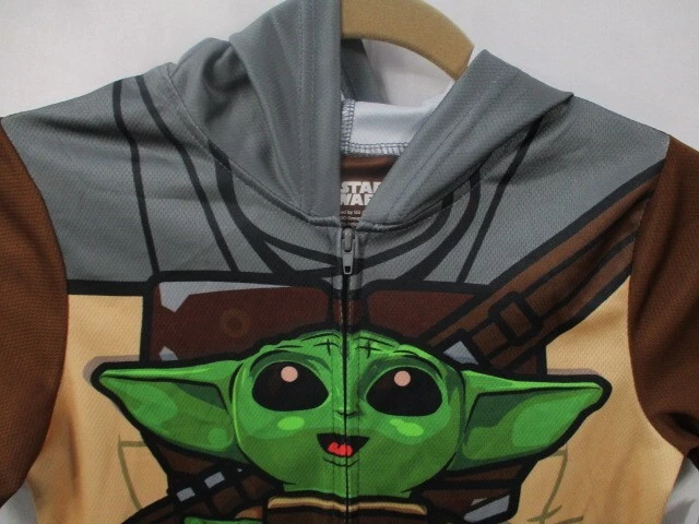 乐高星球大战男孩联盟套装小号 6 7 棕色短袖曼达洛人连帽 — 第 2/4 张图片