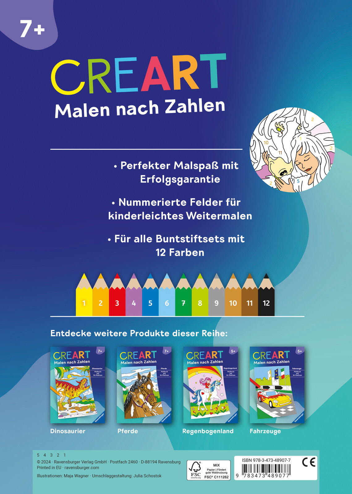 Thumbnail - Maja Wagner / Ravensburger Creart Malen Nach Zahlen Ab 7: