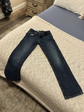 Boys Levi Signature Dark Blue Denim Jeans - Sz 12 Reg