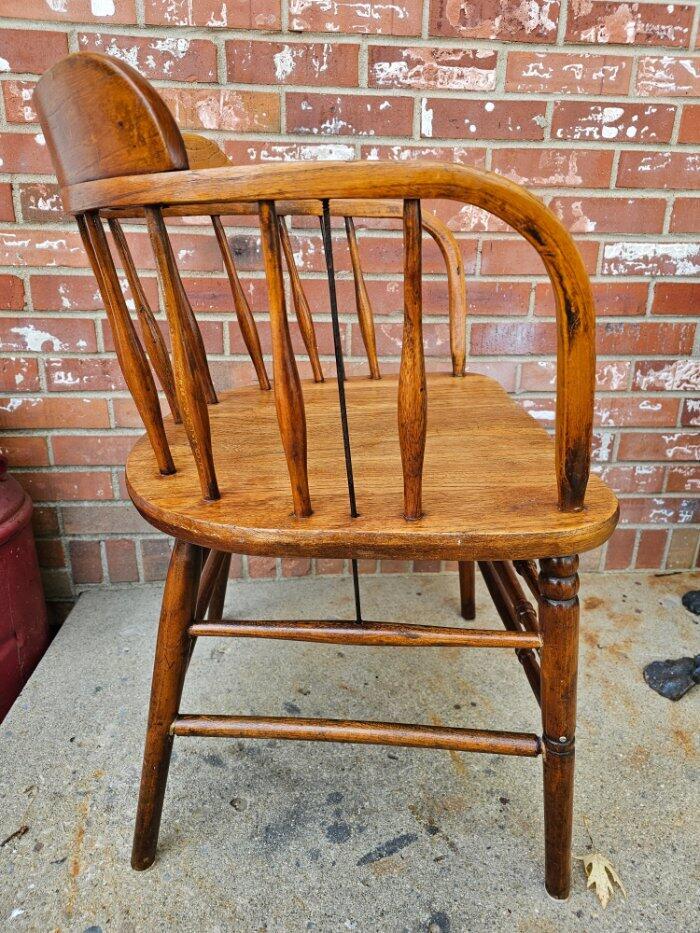 Antique Bentwood Dining Chair Firehouse BOLING CHAIR COMPANY eBay